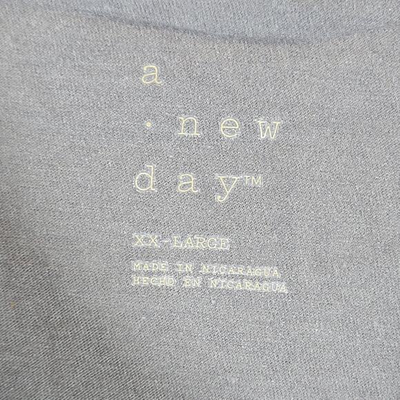 A New Day Lightweight Short Sleeve Tee, 3 Pack, Black, Sz XXL, NWT - Picture 3 of 6